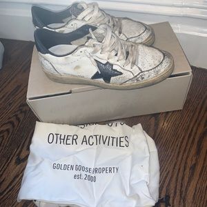 Golden Goose Multi Glitter Black Star Ball Stars